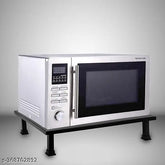 Stainless steel MKHOME microwave oven stand, universal and adjustable for all sizes, made in India